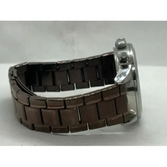 Fossil BQ2091 Men's Watch Analog Stainless Steel Band Brown Round Quartz D621 - Picture 8 of 9